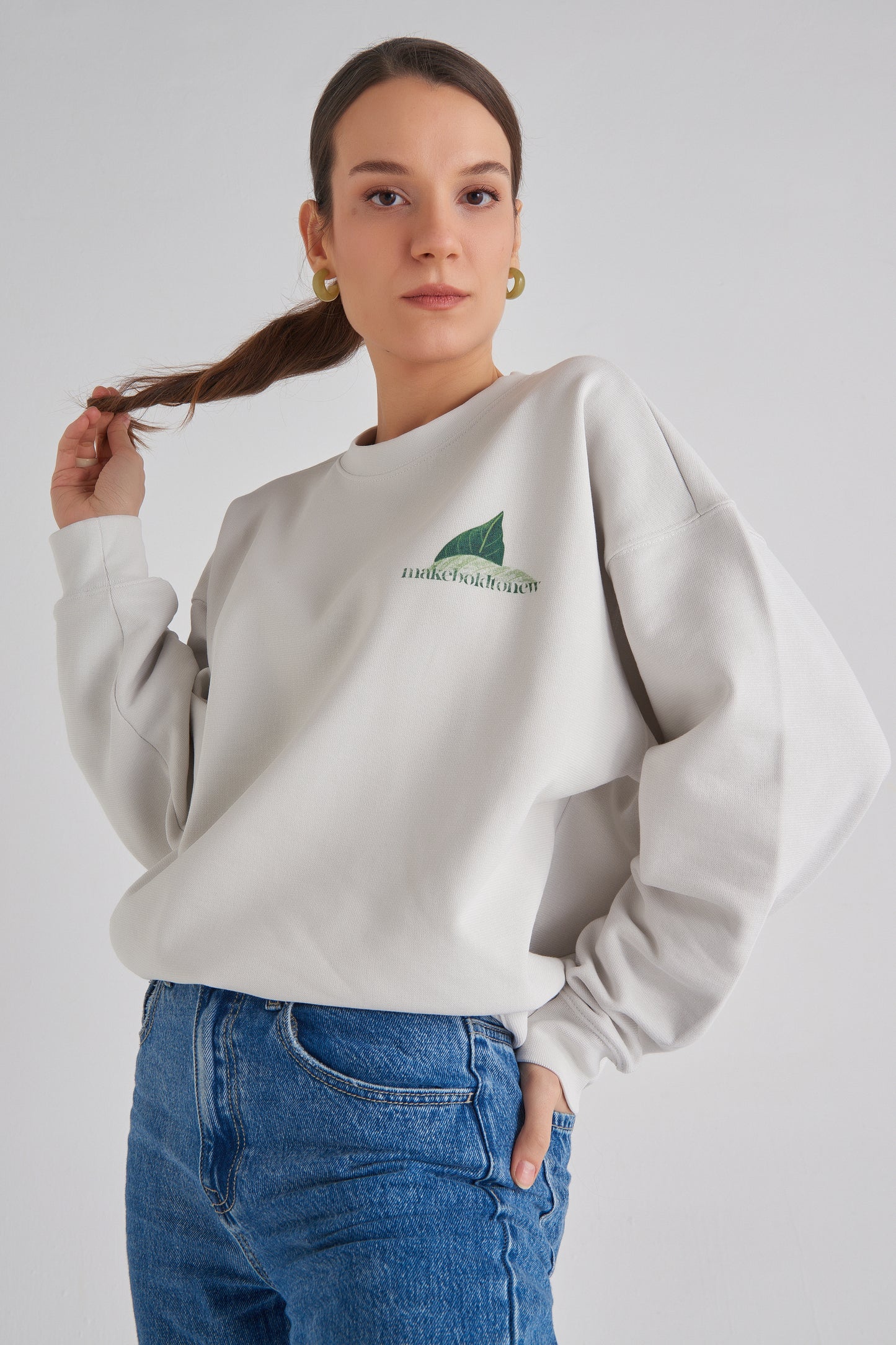 Off White Sweatshirt Sour