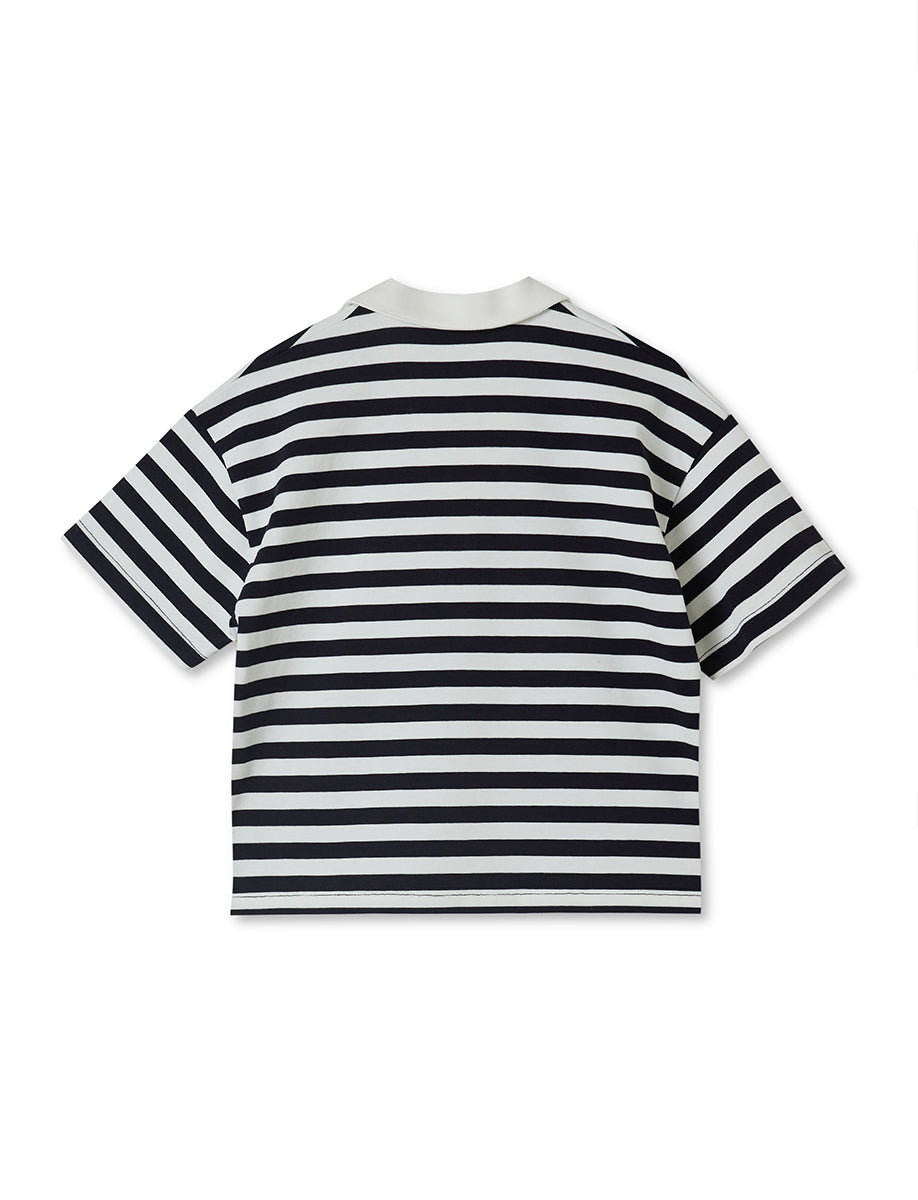 Striped Women's Polo