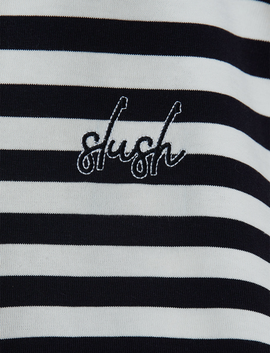 Striped Women's Polo